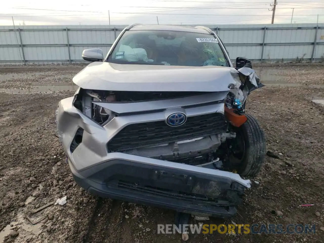 5 fotografías del automóvil dañado 4T3RWRFVXLU002142 TOYOTA RAV4 2020