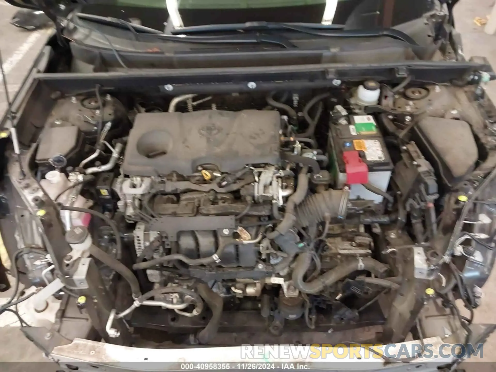 10 fotografías del automóvil dañado JTMA1RFV1LJ036044 TOYOTA RAV4 2020