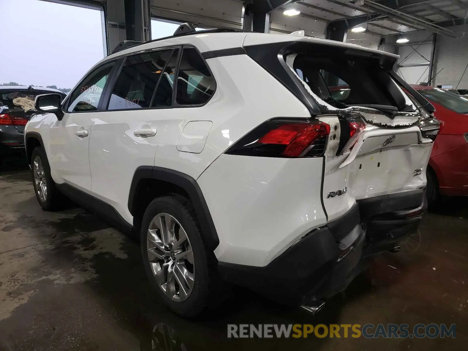 3 fotografías del automóvil dañado JTMA1RFV4LD529943 TOYOTA RAV4 2020