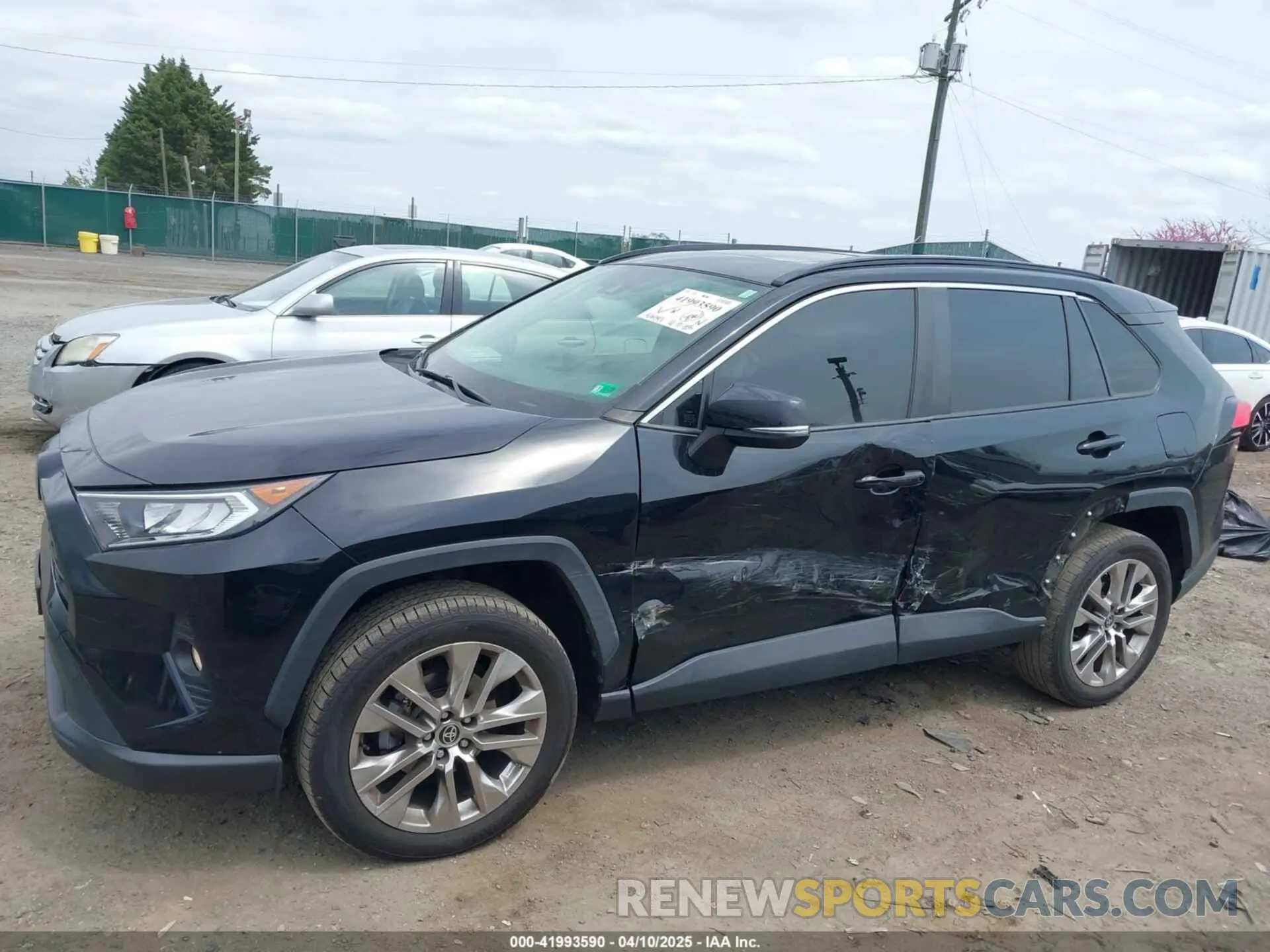 14 fotografías del automóvil dañado JTMA1RFV8LD061781 TOYOTA RAV4 2020