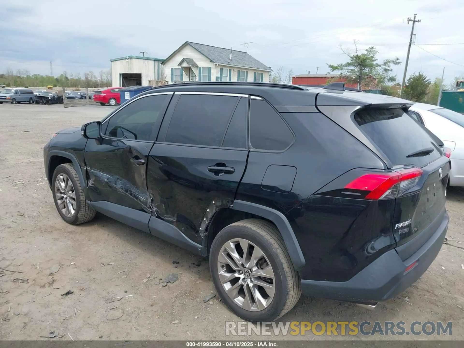3 fotografías del automóvil dañado JTMA1RFV8LD061781 TOYOTA RAV4 2020