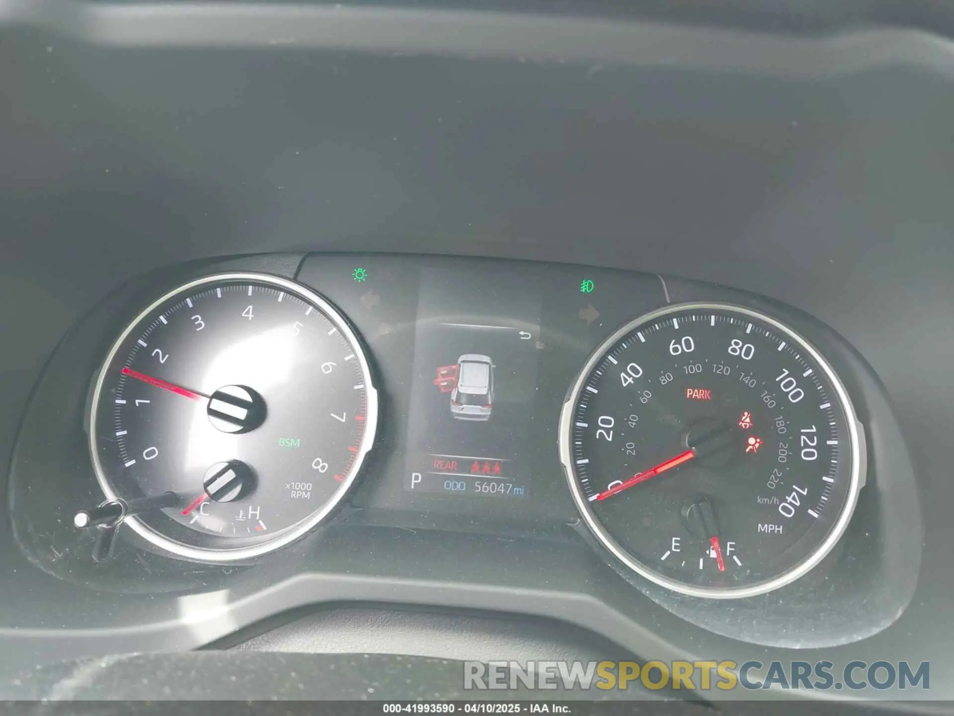 7 fotografías del automóvil dañado JTMA1RFV8LD061781 TOYOTA RAV4 2020