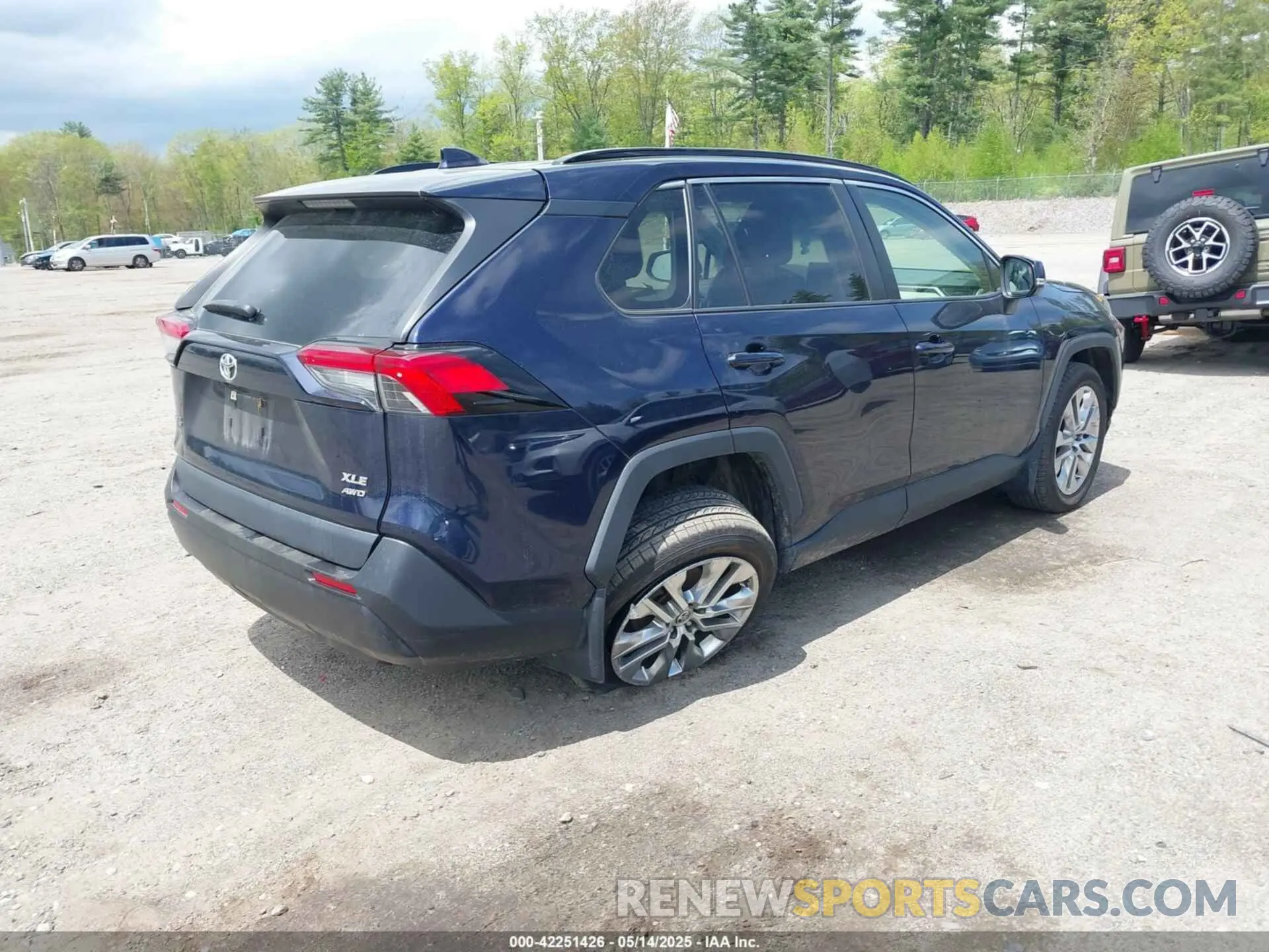 4 fotografías del automóvil dañado JTMA1RFV9LD067850 TOYOTA RAV4 2020