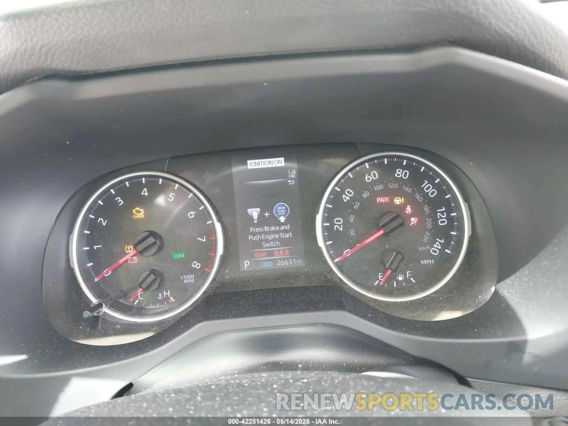 7 fotografías del automóvil dañado JTMA1RFV9LD067850 TOYOTA RAV4 2020