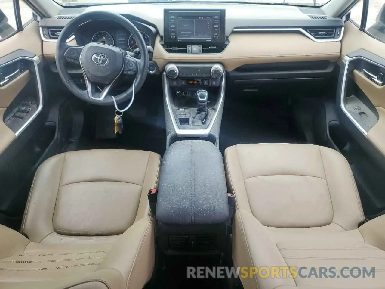 8 fotografías del automóvil dañado JTMA1RFVXLD528716 TOYOTA RAV4 2020