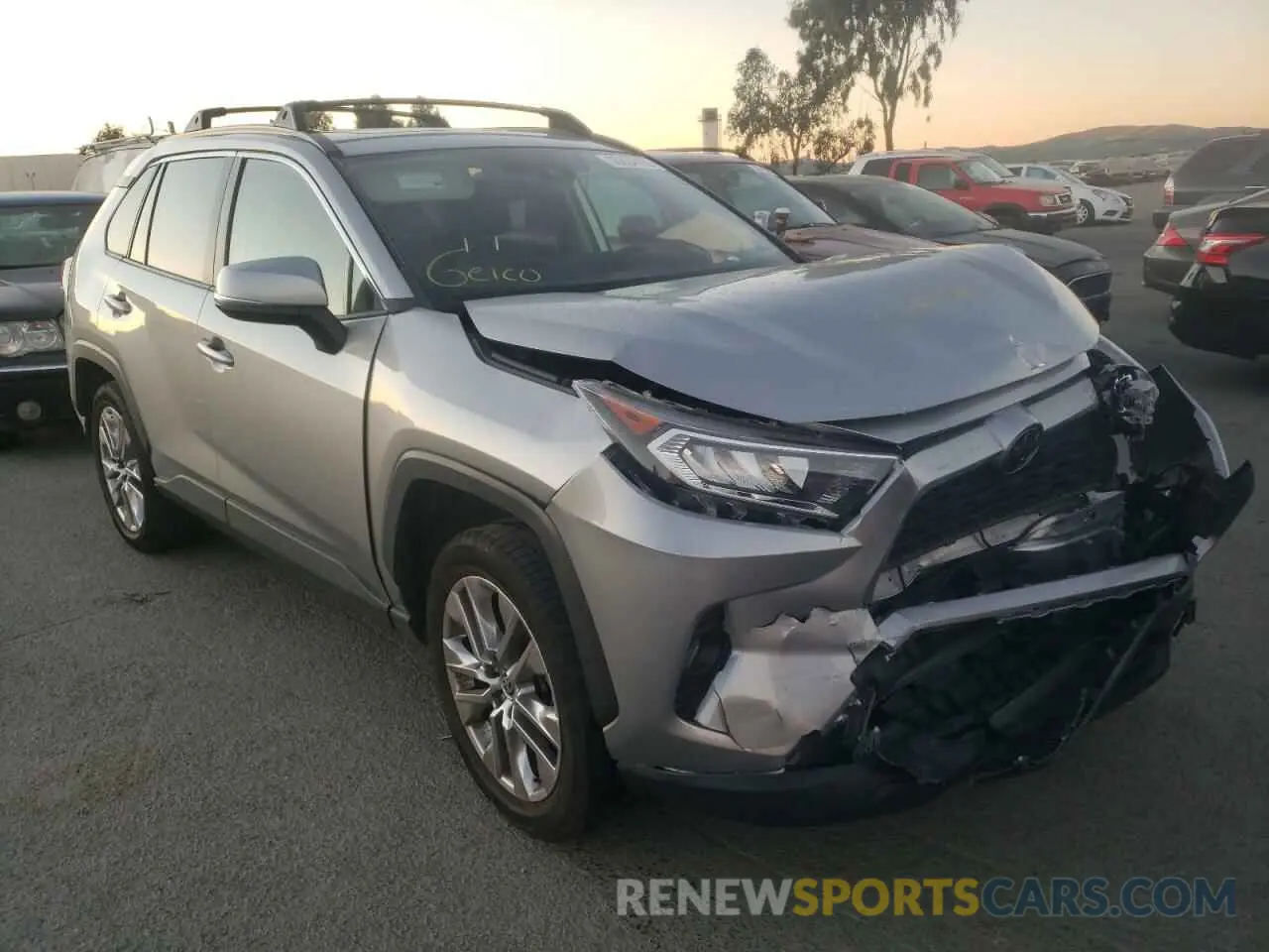 1 fotografías del automóvil dañado JTMC1RFV0LJ020457 TOYOTA RAV4 2020