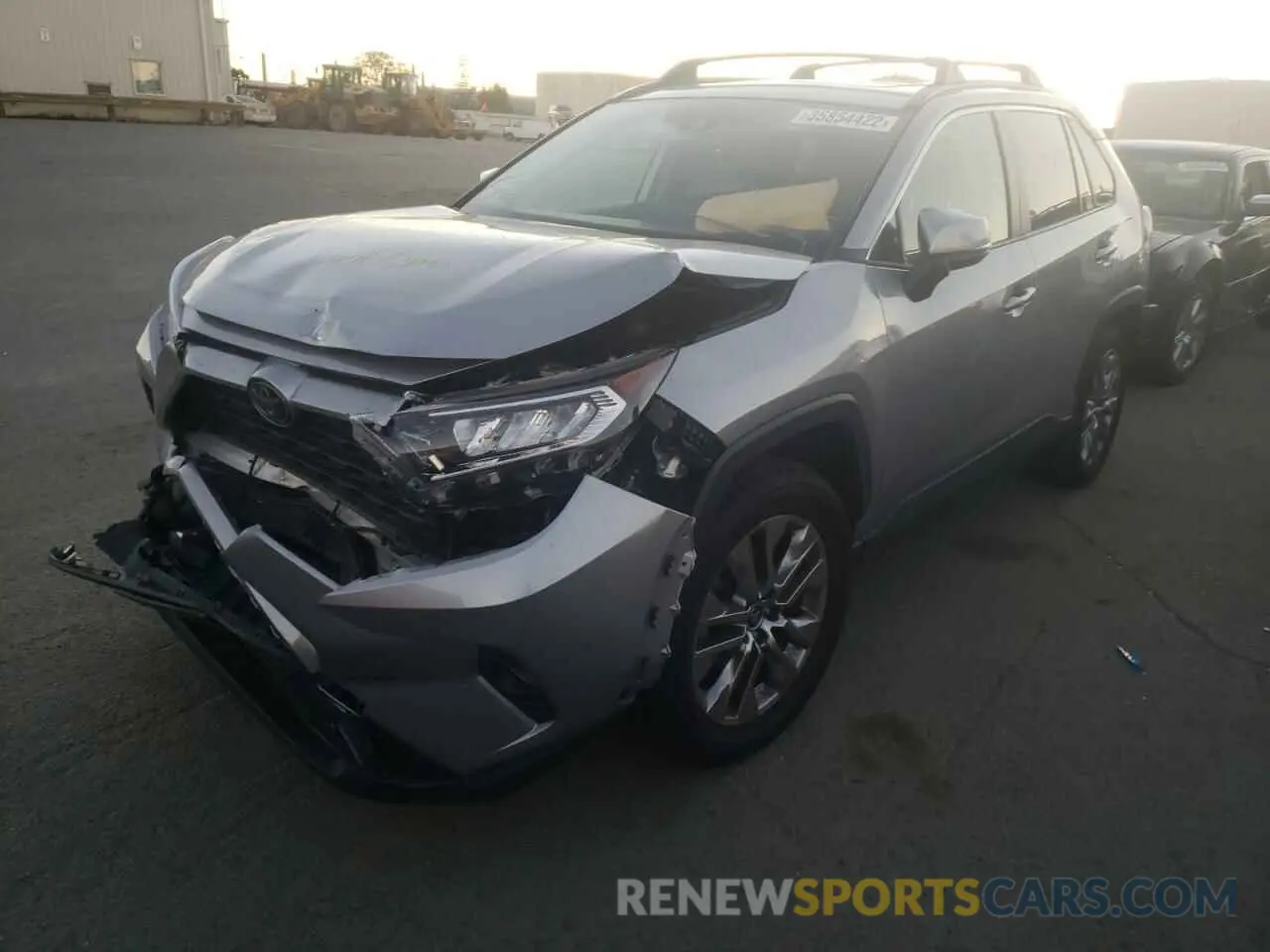 2 fotografías del automóvil dañado JTMC1RFV0LJ020457 TOYOTA RAV4 2020