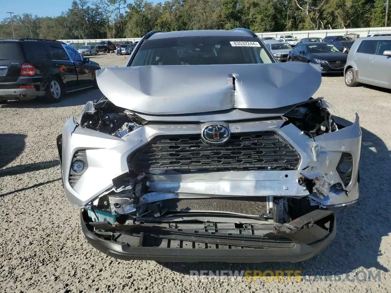5 fotografías del automóvil dañado JTMC1RFV1LD517595 TOYOTA RAV4 2020