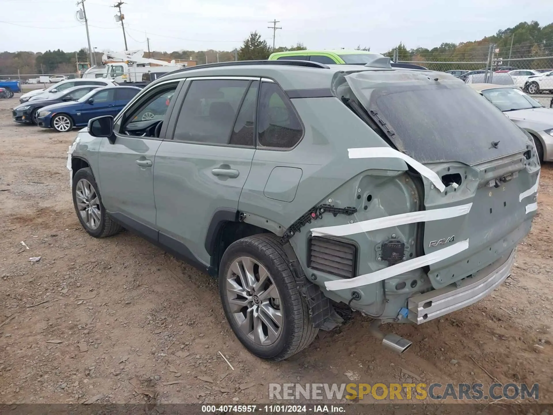 3 fotografías del automóvil dañado JTMC1RFV4LD048664 TOYOTA RAV4 2020