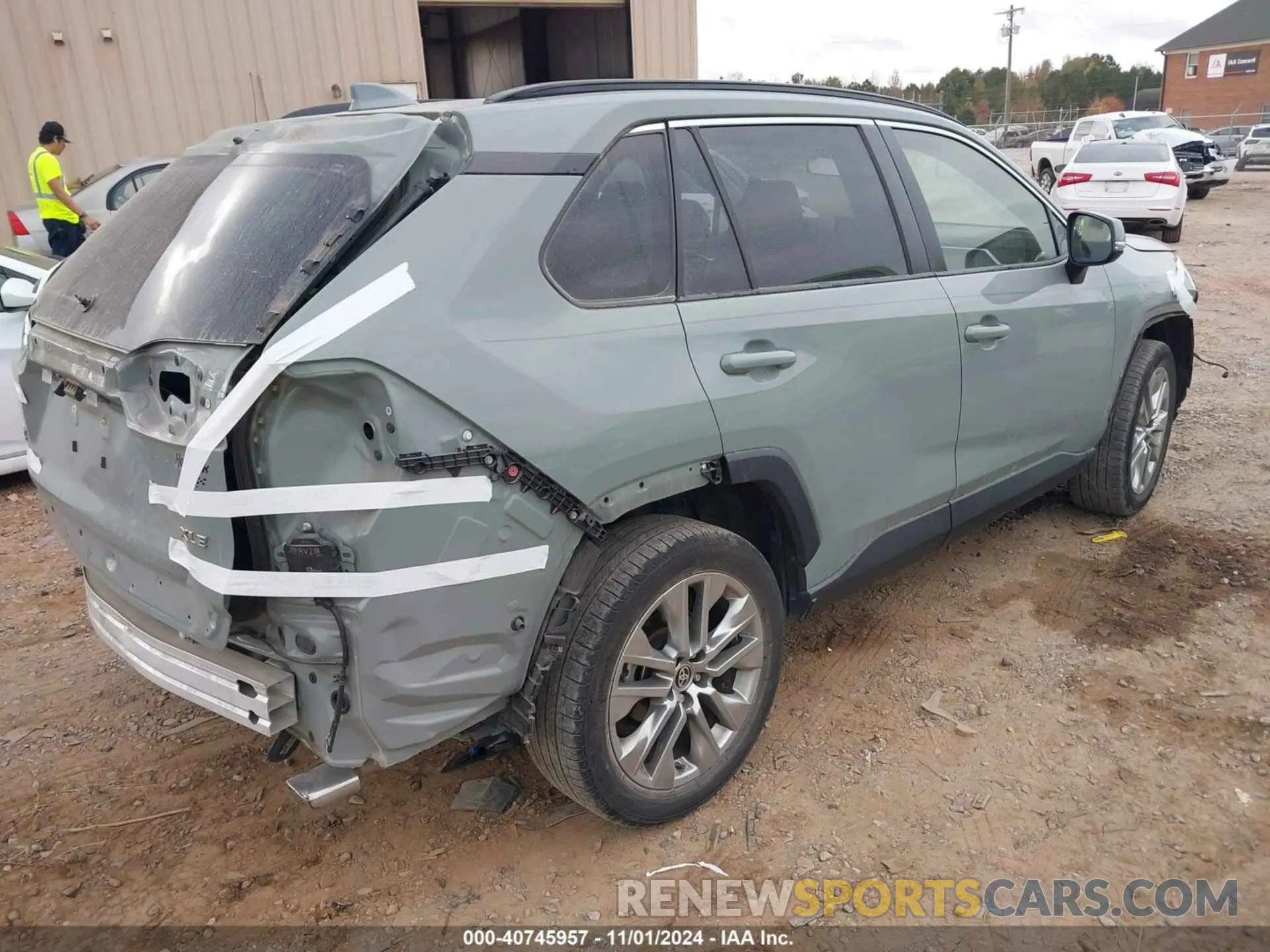 4 fotografías del automóvil dañado JTMC1RFV4LD048664 TOYOTA RAV4 2020