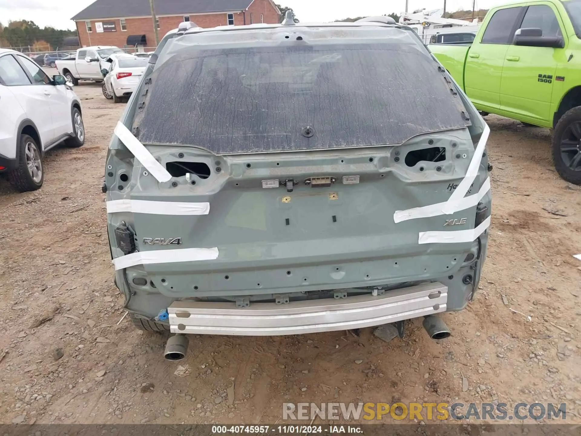 6 fotografías del automóvil dañado JTMC1RFV4LD048664 TOYOTA RAV4 2020