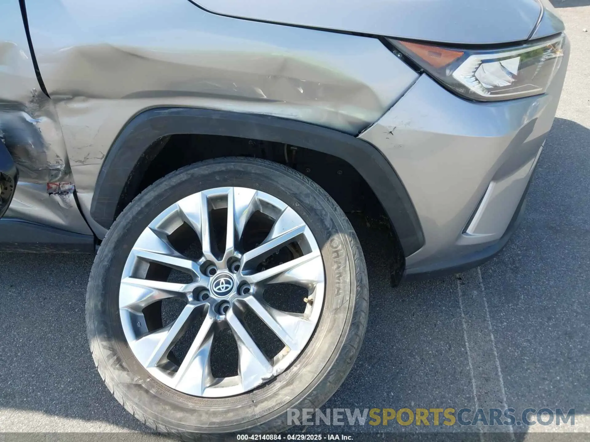 6 fotografías del automóvil dañado JTMC1RFV5LD519088 TOYOTA RAV4 2020