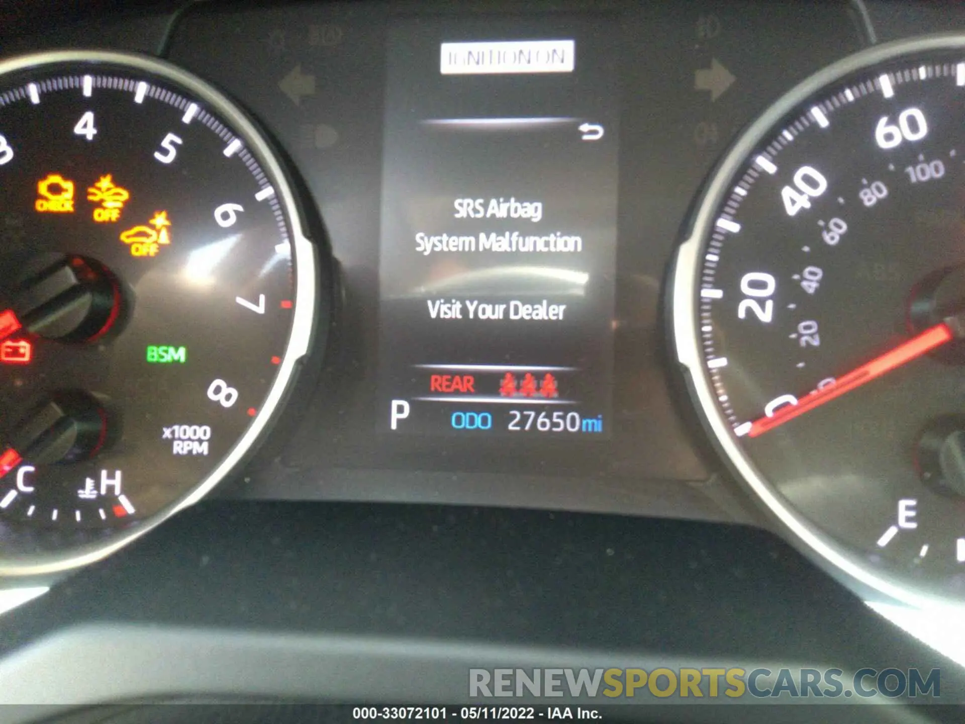 7 fotografías del automóvil dañado JTMC1RFV8LD042401 TOYOTA RAV4 2020