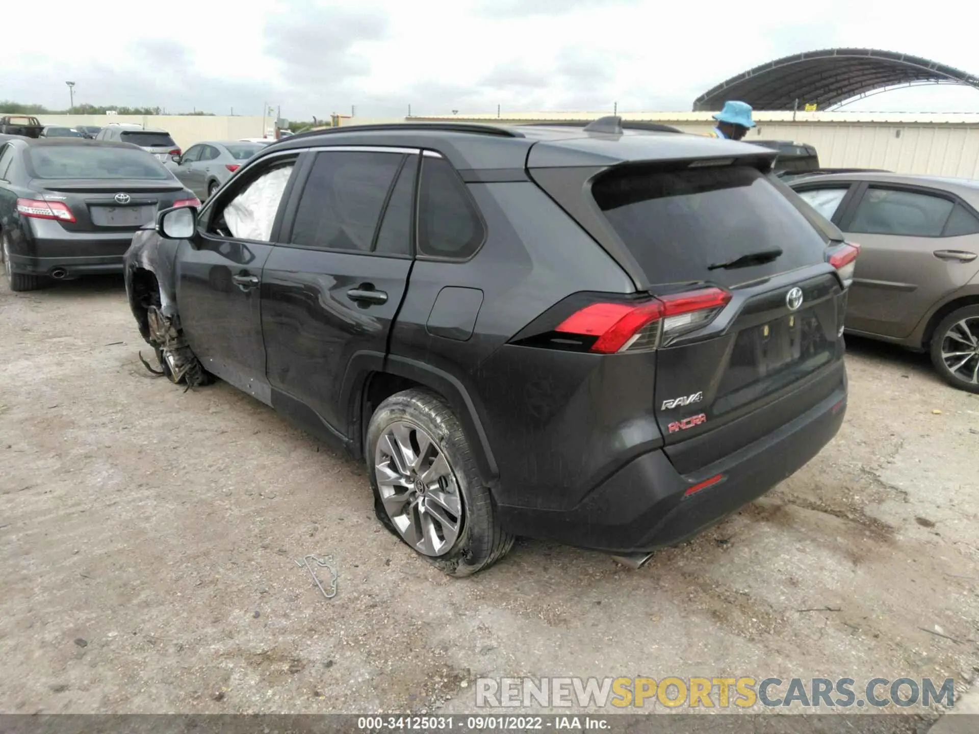 3 fotografías del automóvil dañado JTMC1RFV9LD051818 TOYOTA RAV4 2020