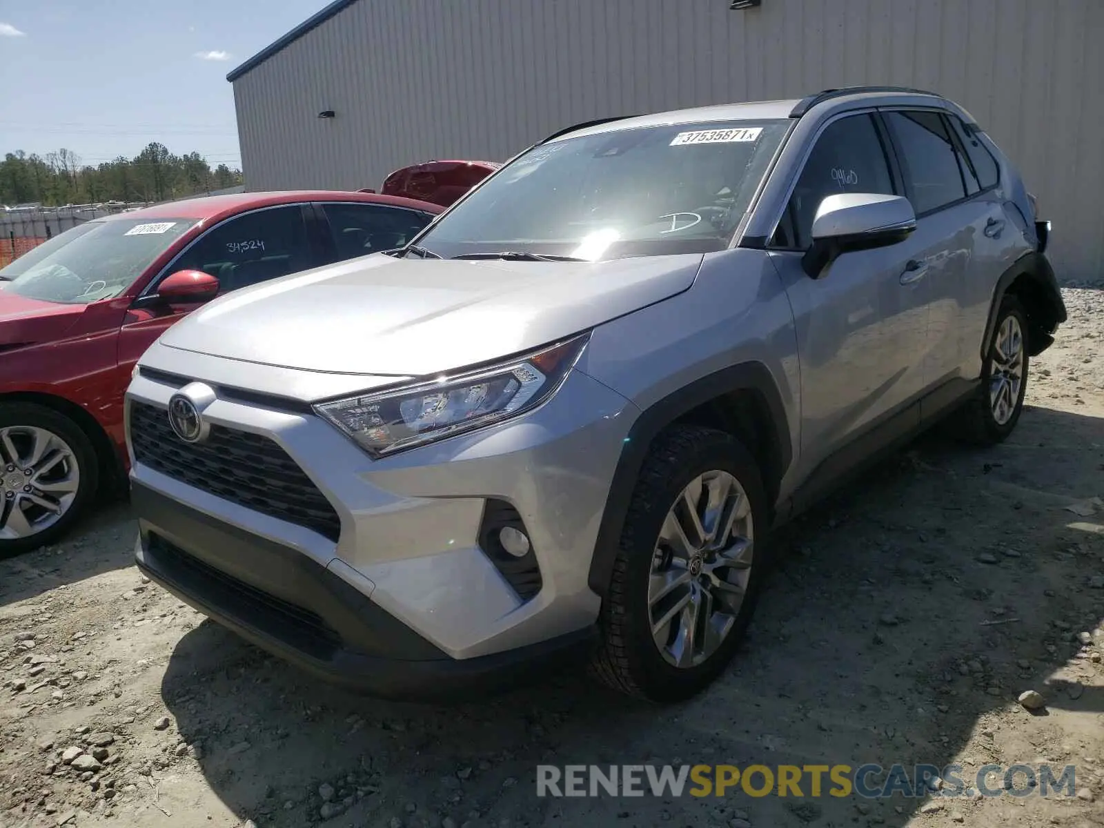 2 fotografías del automóvil dañado JTMC1RFVXLD054985 TOYOTA RAV4 2020