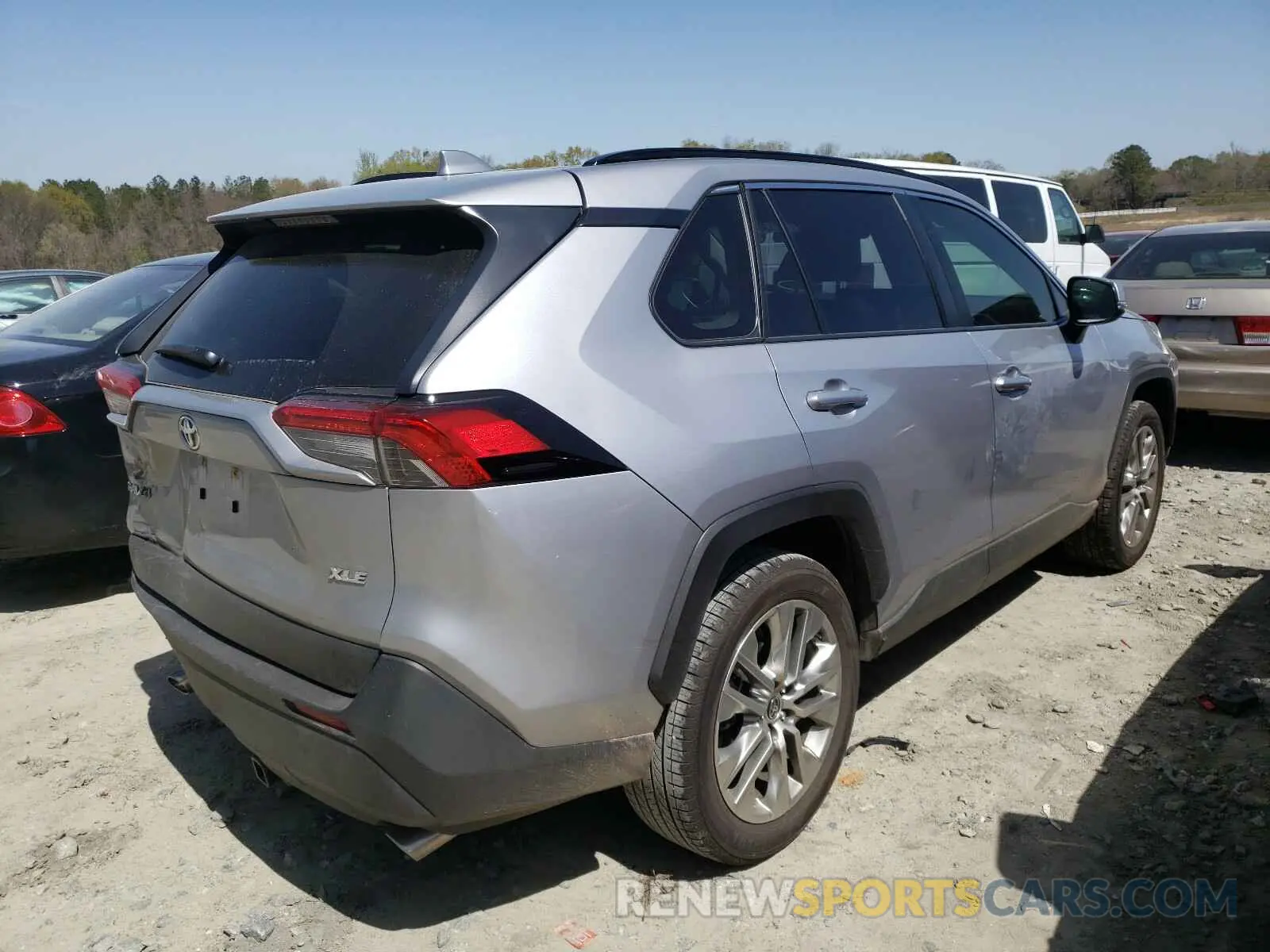 4 fotografías del automóvil dañado JTMC1RFVXLD054985 TOYOTA RAV4 2020