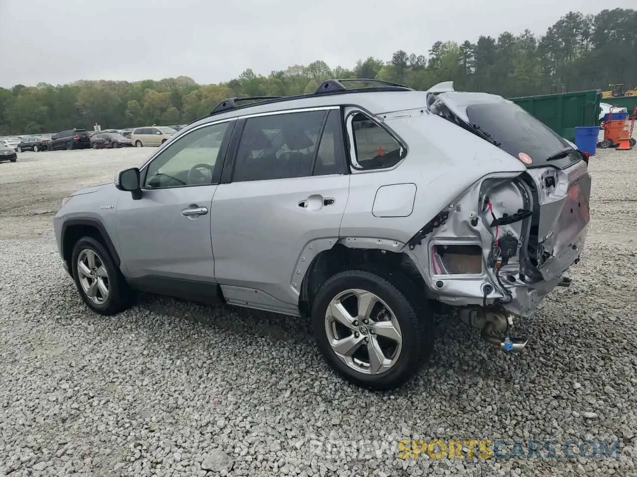 2 fotografías del automóvil dañado JTMD6RFVXLD003556 TOYOTA RAV4 2020