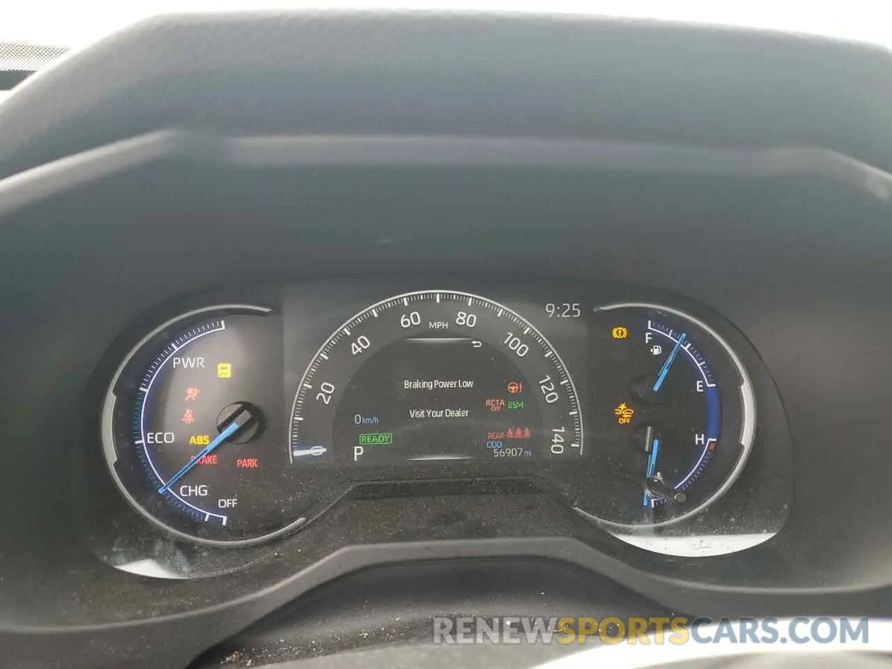 9 fotografías del automóvil dañado JTMD6RFVXLD003556 TOYOTA RAV4 2020