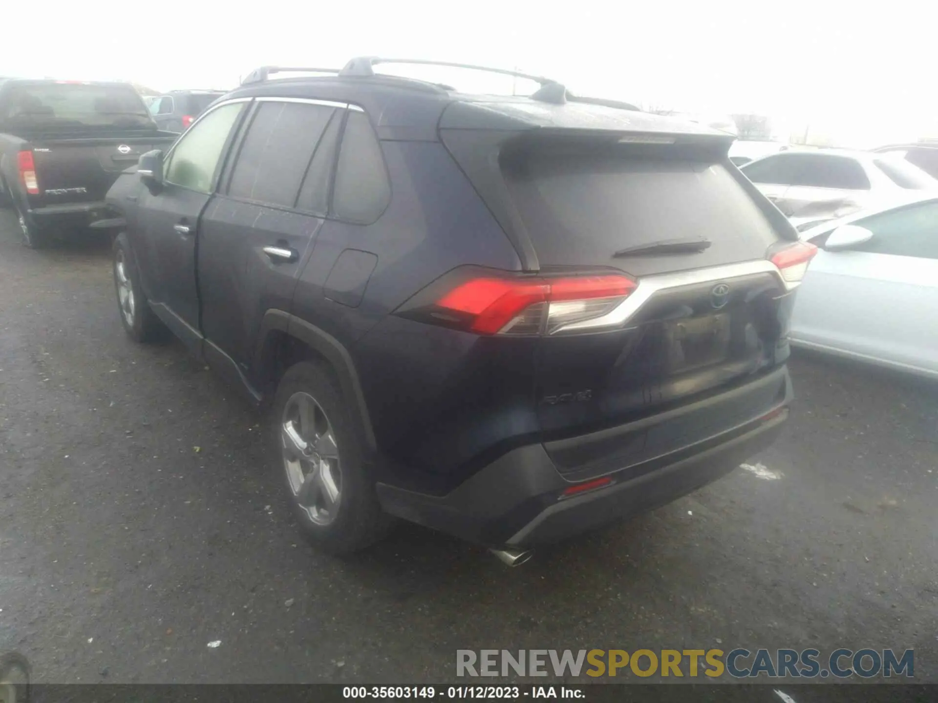 3 fotografías del automóvil dañado JTMDWRFV2LD533195 TOYOTA RAV4 2020