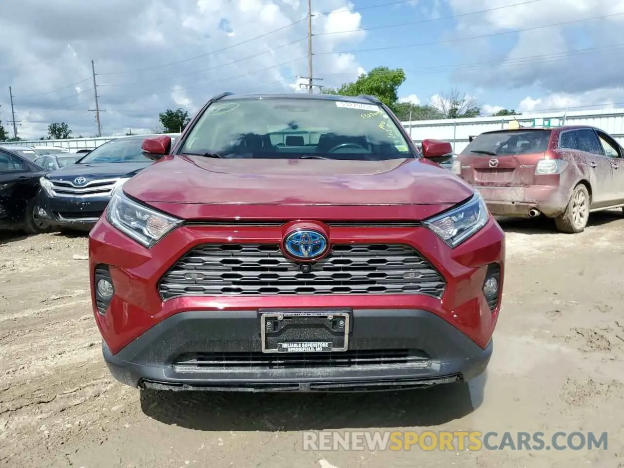 5 fotografías del automóvil dañado JTMDWRFV6LD530512 TOYOTA RAV4 2020