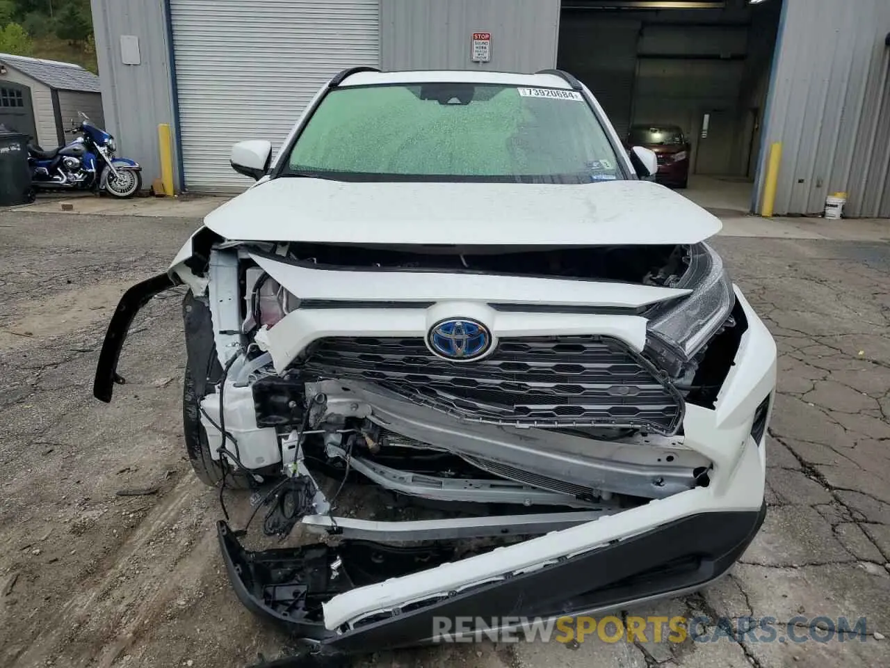 5 fotografías del automóvil dañado JTMDWRFV9LD058192 TOYOTA RAV4 2020