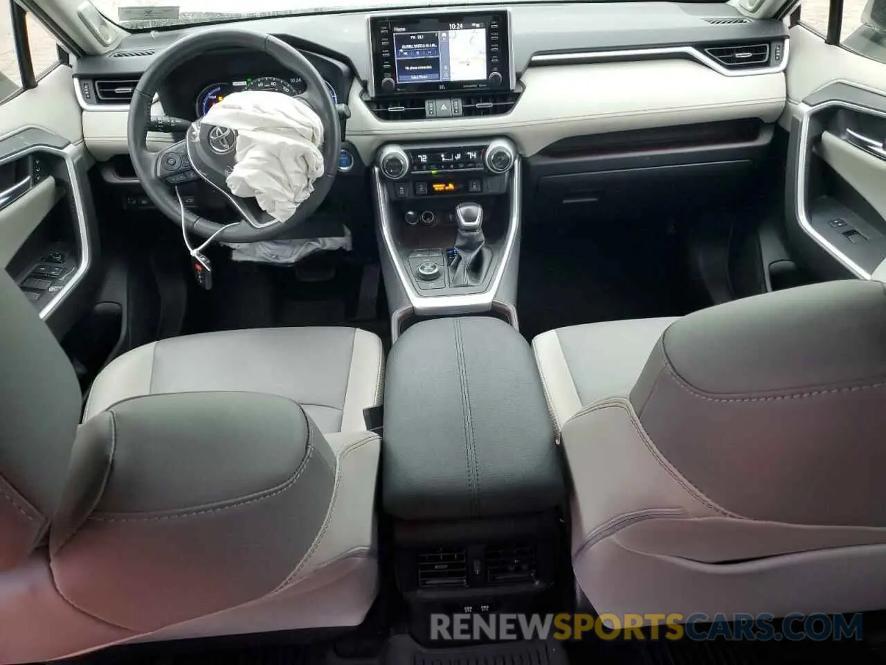8 fotografías del automóvil dañado JTMDWRFV9LD058192 TOYOTA RAV4 2020