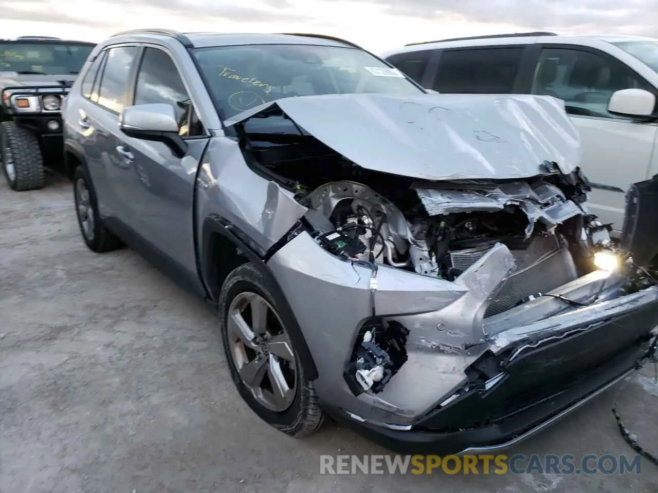 1 fotografías del automóvil dañado JTMDWRFV9LD068625 TOYOTA RAV4 2020