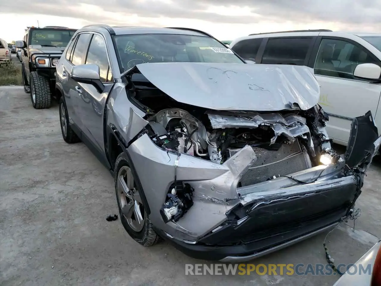 9 fotografías del automóvil dañado JTMDWRFV9LD068625 TOYOTA RAV4 2020