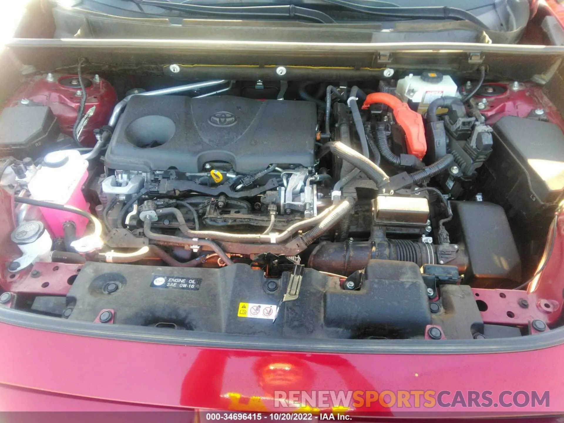 10 fotografías del automóvil dañado JTMDWRFV9LD534313 TOYOTA RAV4 2020