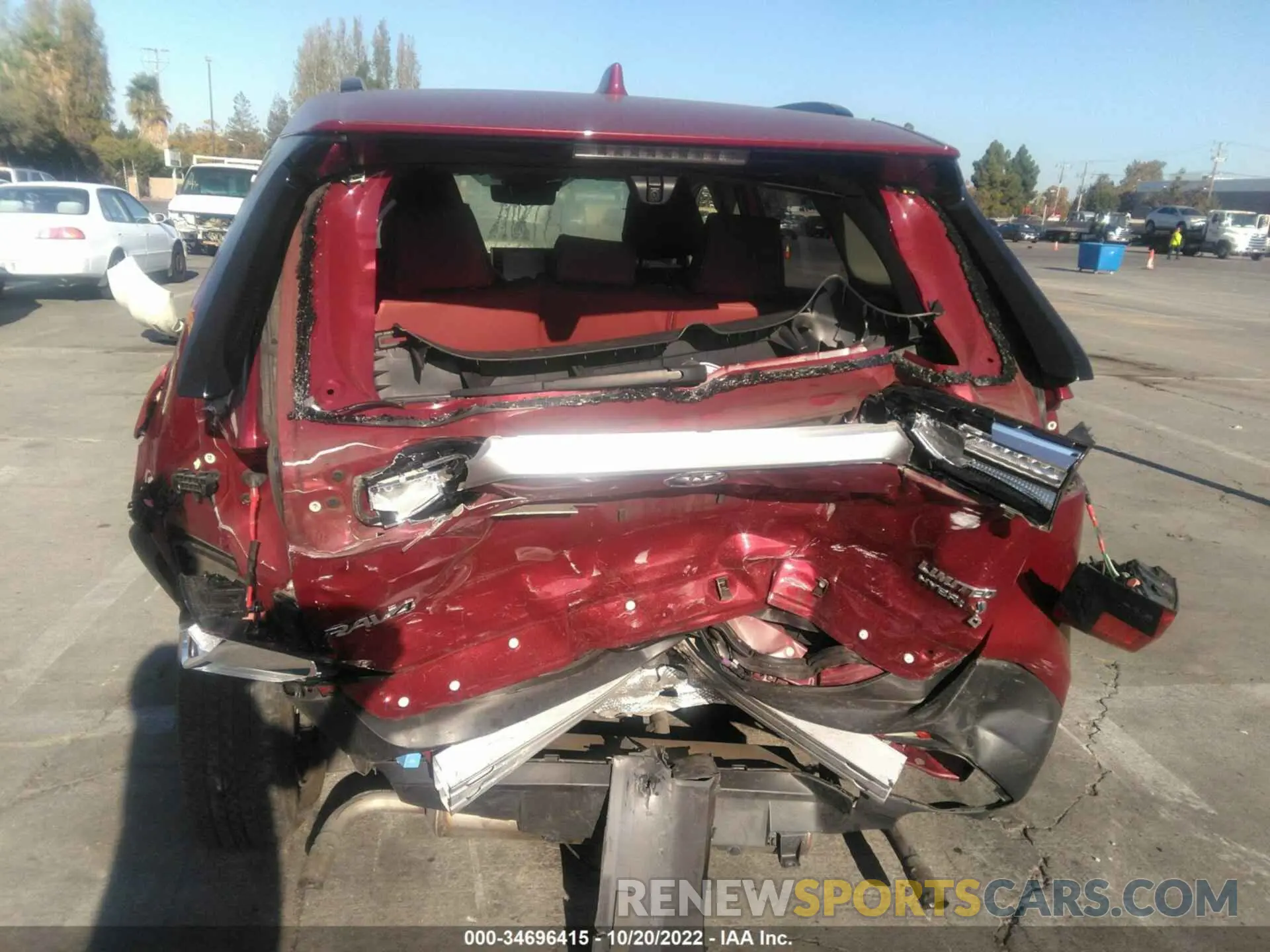 6 fotografías del automóvil dañado JTMDWRFV9LD534313 TOYOTA RAV4 2020
