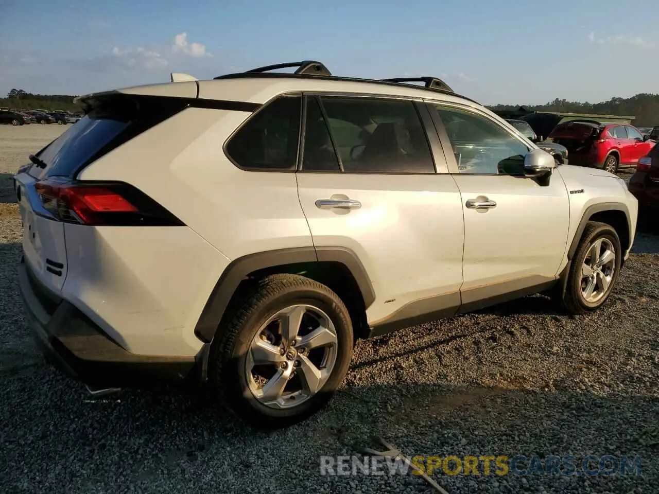 3 fotografías del automóvil dañado JTMDWRFV9LD536871 TOYOTA RAV4 2020