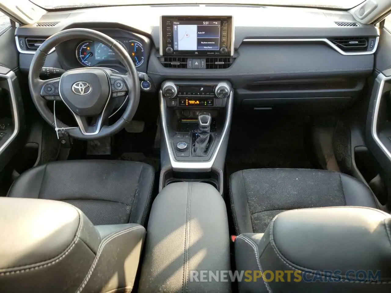 8 fotografías del automóvil dañado JTMDWRFV9LD536871 TOYOTA RAV4 2020
