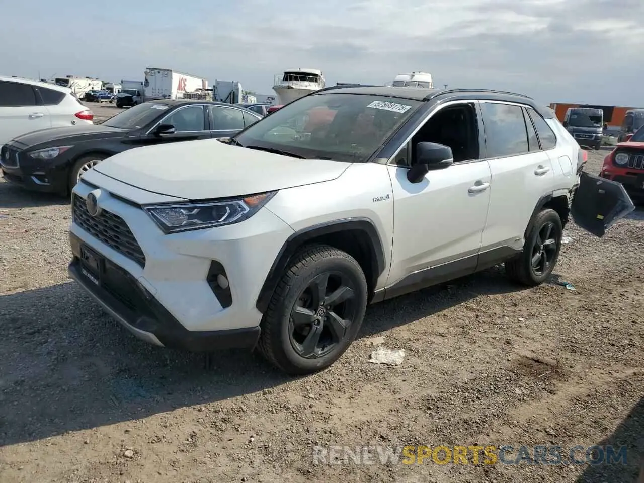 1 fotografías del automóvil dañado JTME6RFV0LD500698 TOYOTA RAV4 2020