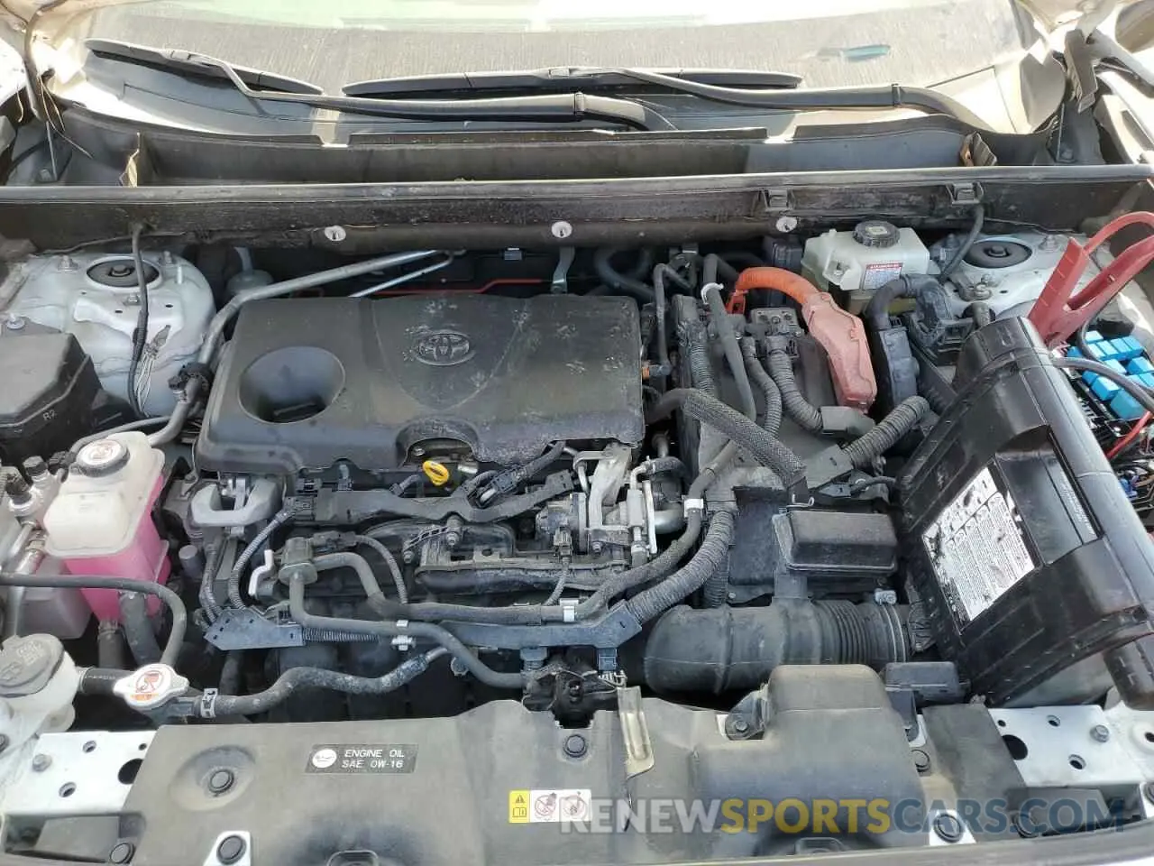 11 fotografías del automóvil dañado JTME6RFV0LD500698 TOYOTA RAV4 2020