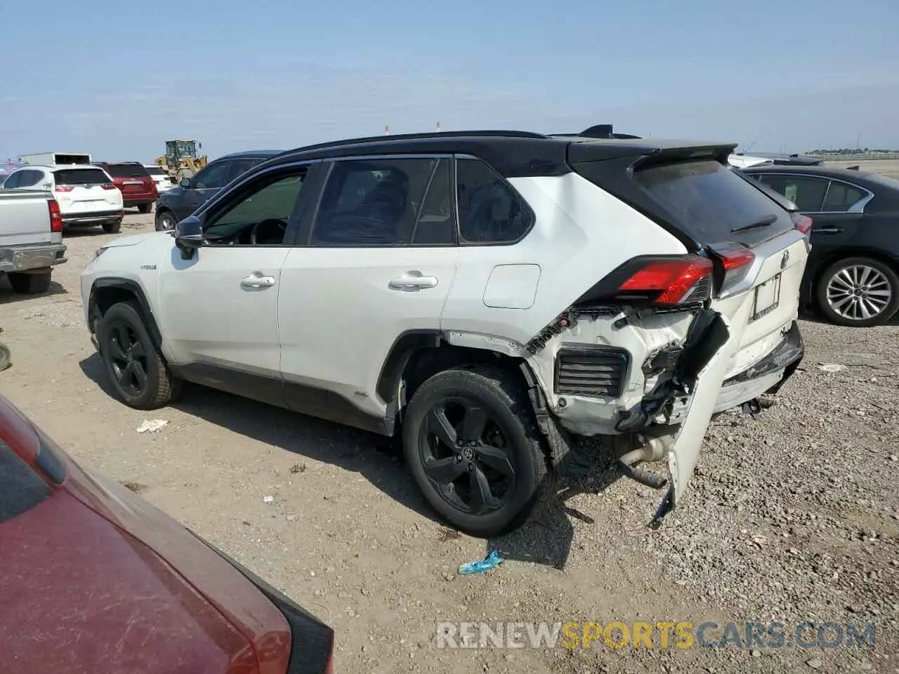 2 fotografías del automóvil dañado JTME6RFV0LD500698 TOYOTA RAV4 2020
