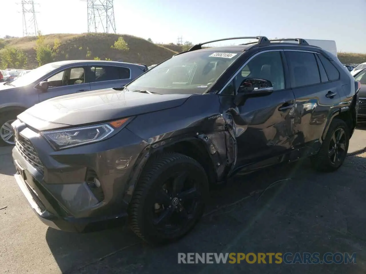 1 fotografías del automóvil dañado JTME6RFV0LD502161 TOYOTA RAV4 2020