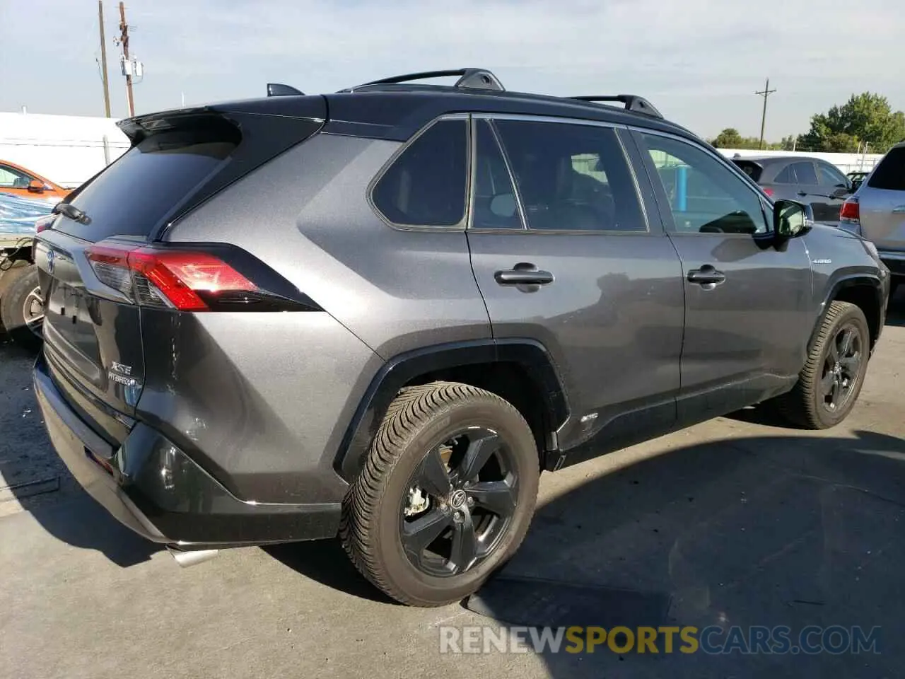 3 fotografías del automóvil dañado JTME6RFV0LD502161 TOYOTA RAV4 2020