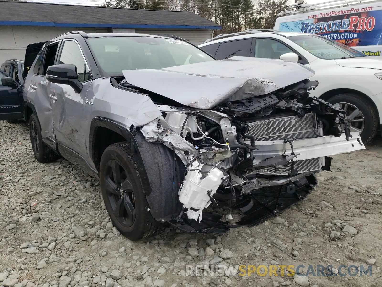 1 fotografías del automóvil dañado JTME6RFV5LD500941 TOYOTA RAV4 2020