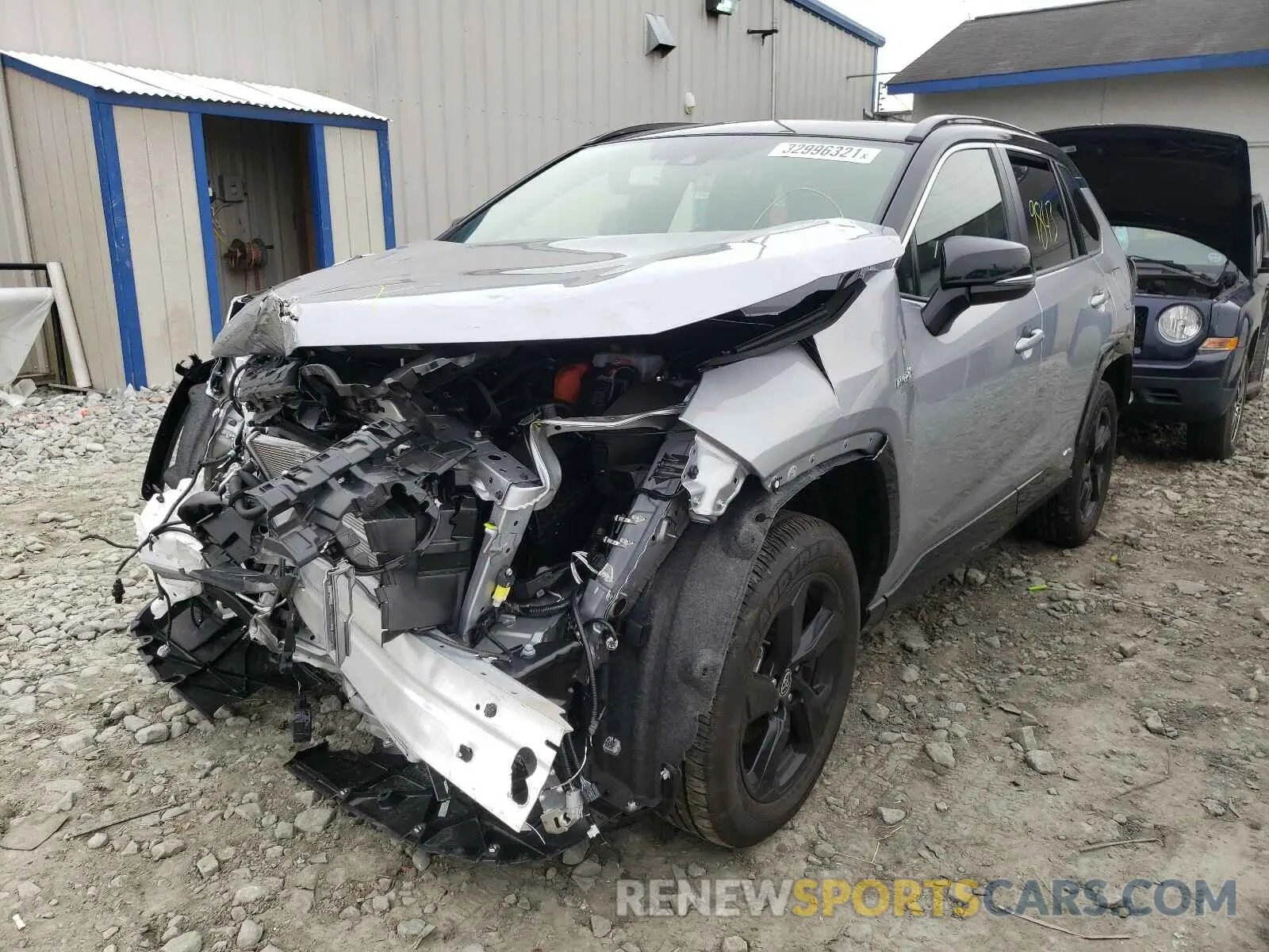 2 fotografías del automóvil dañado JTME6RFV5LD500941 TOYOTA RAV4 2020