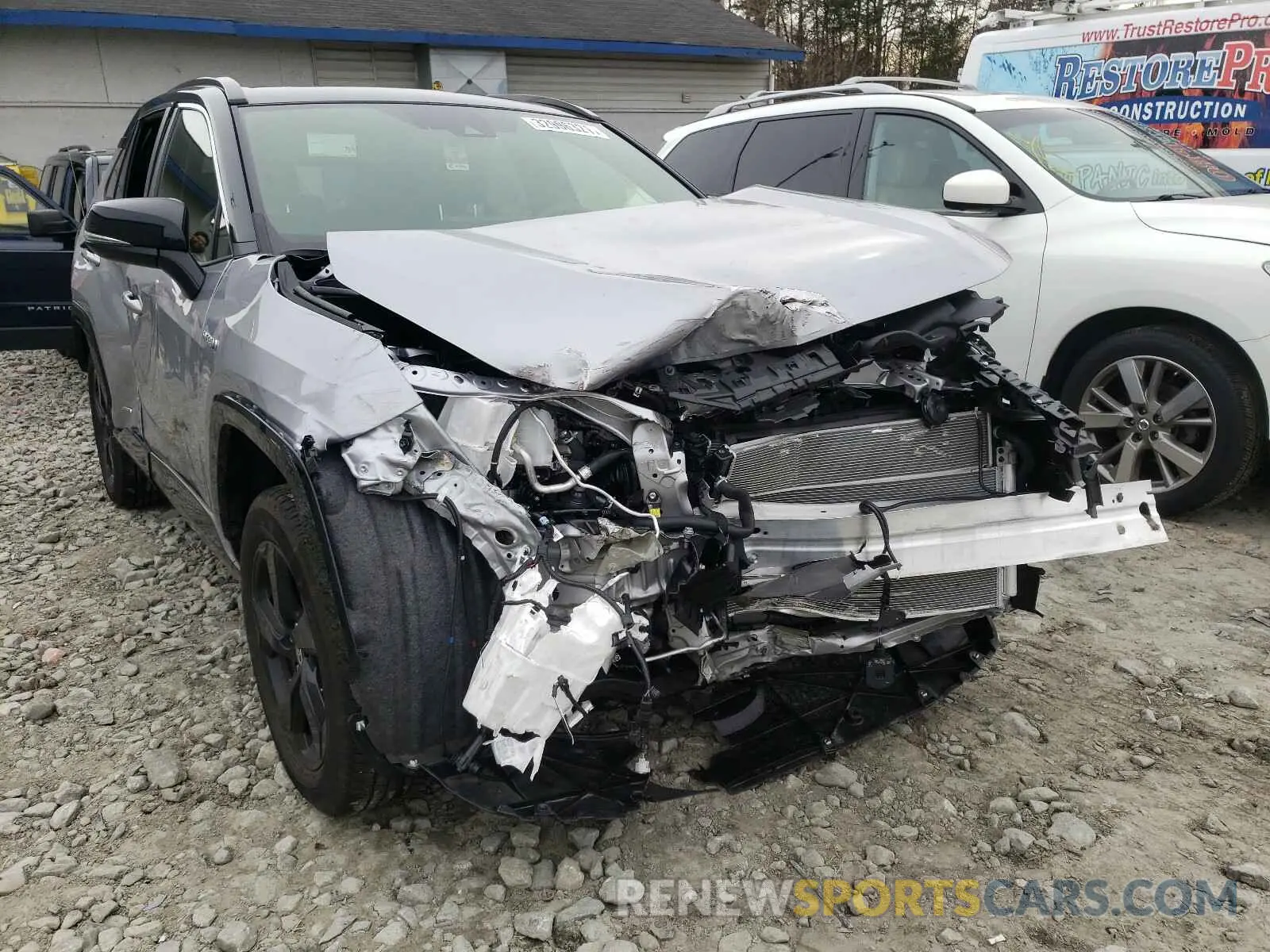 9 fotografías del automóvil dañado JTME6RFV5LD500941 TOYOTA RAV4 2020