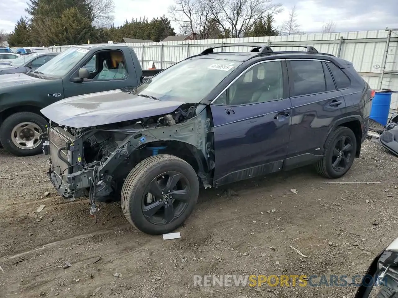 1 fotografías del automóvil dañado JTMEWRFV0LJ032733 TOYOTA RAV4 2020