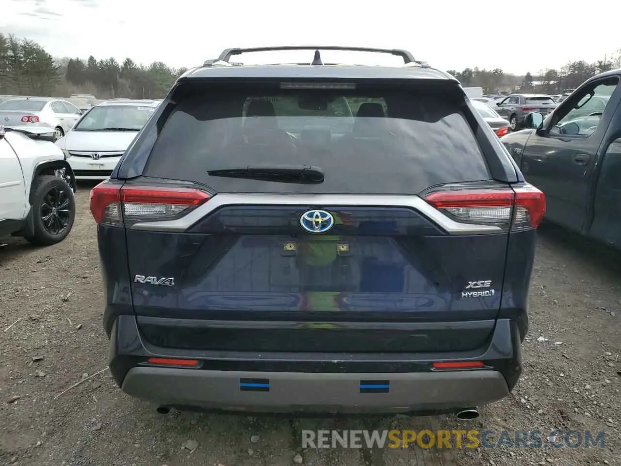 6 fotografías del automóvil dañado JTMEWRFV0LJ032733 TOYOTA RAV4 2020