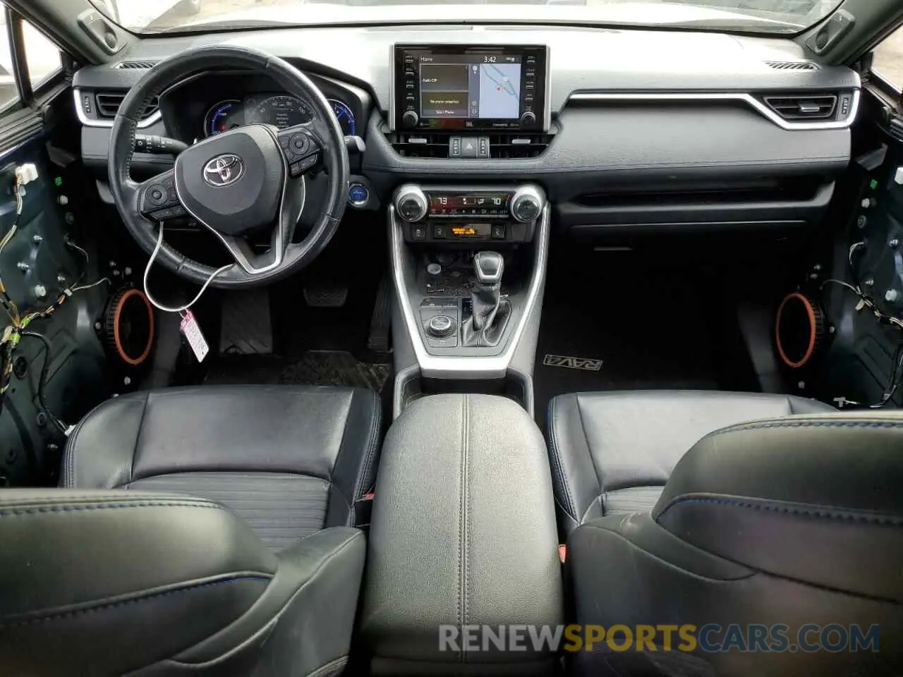 8 fotografías del automóvil dañado JTMEWRFV0LJ032733 TOYOTA RAV4 2020