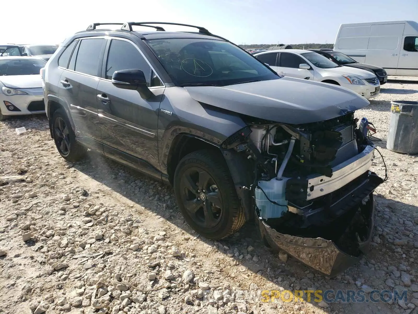1 fotografías del automóvil dañado JTMEWRFV0LJ050018 TOYOTA RAV4 2020