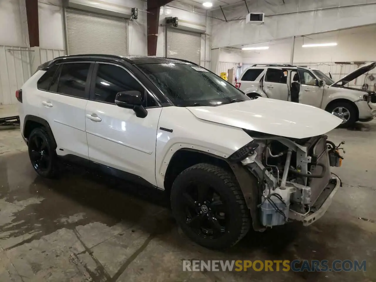 4 fotografías del automóvil dañado JTMEWRFV1LJ043370 TOYOTA RAV4 2020