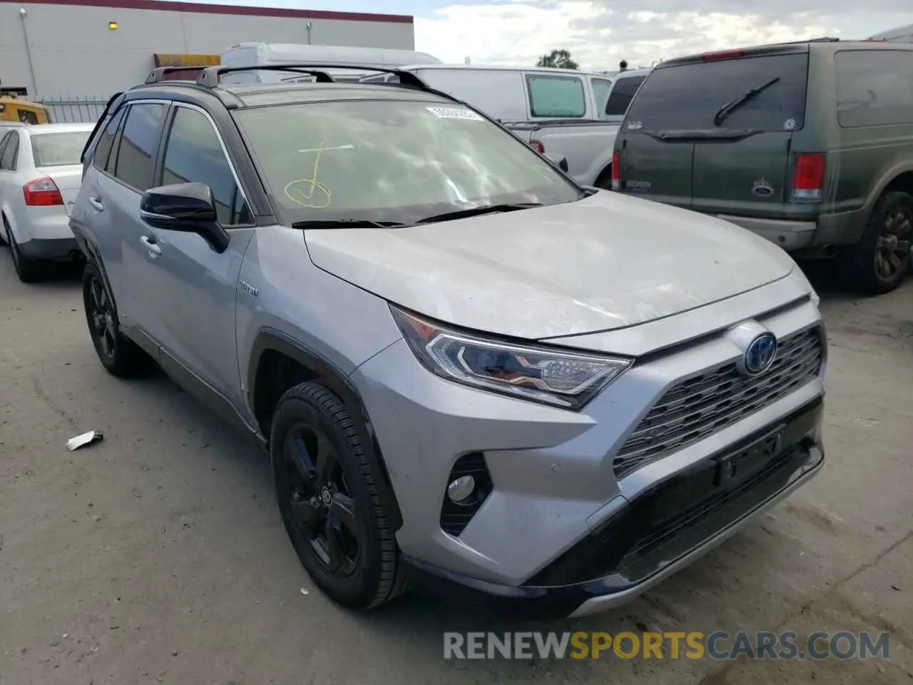 1 fotografías del automóvil dañado JTMEWRFV2LD540376 TOYOTA RAV4 2020