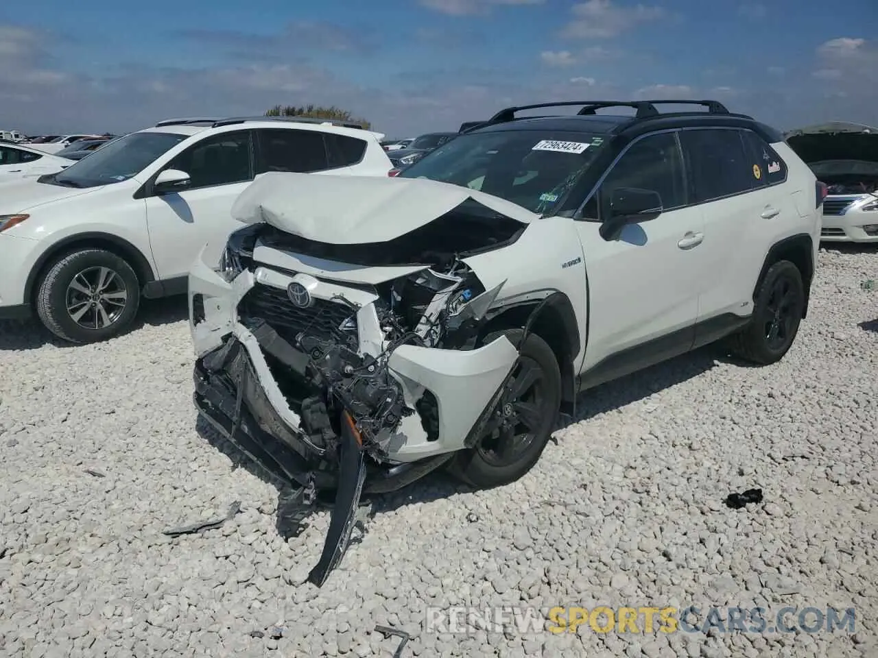 1 fotografías del automóvil dañado JTMEWRFV3LD532660 TOYOTA RAV4 2020