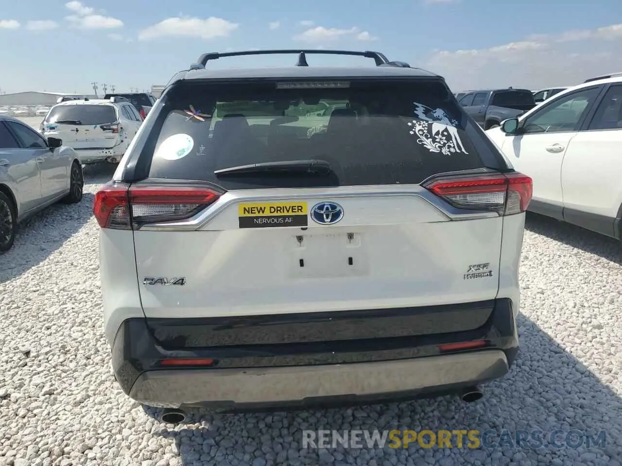 6 fotografías del automóvil dañado JTMEWRFV3LD532660 TOYOTA RAV4 2020