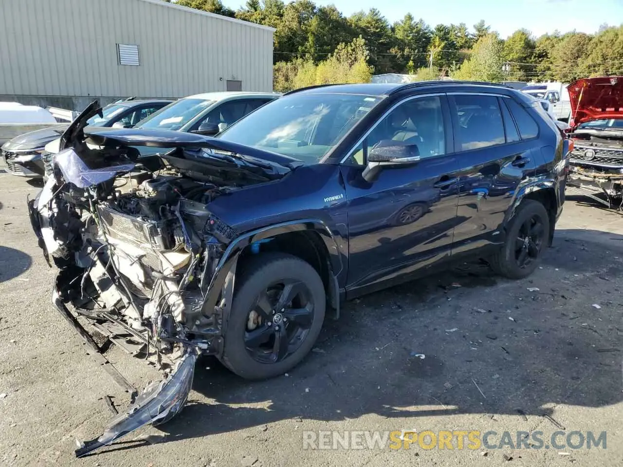 1 fotografías del automóvil dañado JTMEWRFV3LD538460 TOYOTA RAV4 2020
