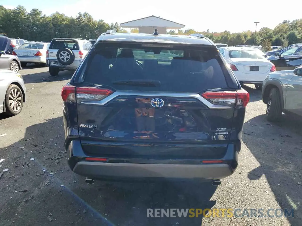 6 fotografías del automóvil dañado JTMEWRFV3LD538460 TOYOTA RAV4 2020